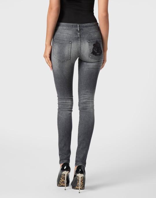 Philipp Plein Jeggings - Grau - Image 4