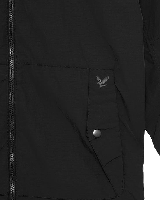 Stow Away Jacke in Schwarz - Image 5