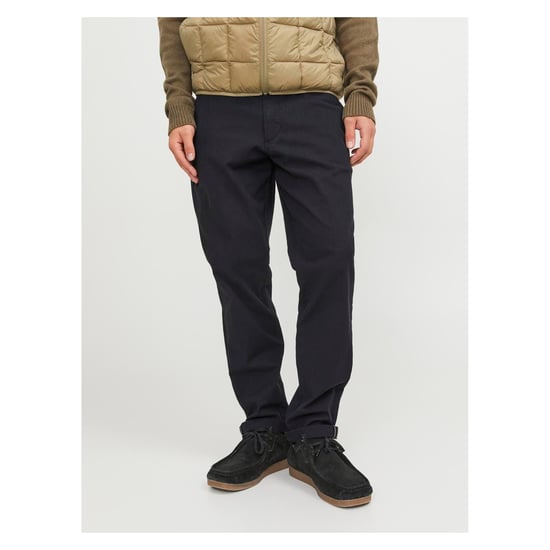 Jack & Jones Marco Baumwoll-Herren Schwarz Chino-Hose - Image 2