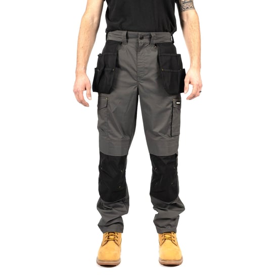 Caterpillar Nexus Holster Stretch Pocket Baumwolle Herren Grau Outdoor-Hosen - Image 1