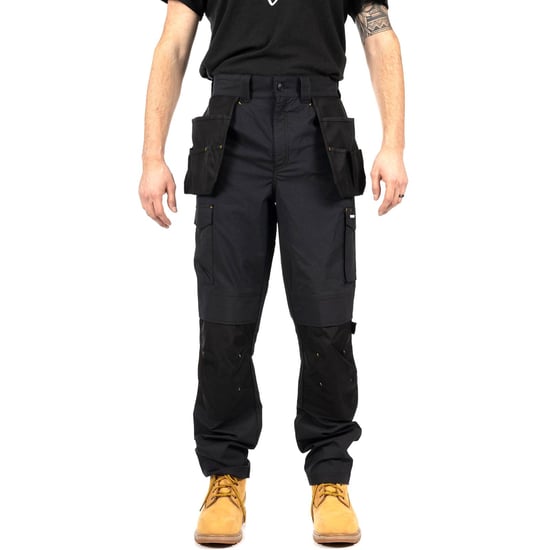 Caterpillar Nexus Holster Stretch Pocket Baumwoll Herren Schwarz Outdoor-Hosen - Image 1