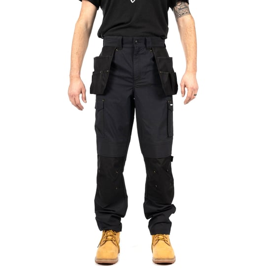 Caterpillar Nexus Holster Stretch Pocket Baumwoll Herren Schwarz Outdoor-Hose - Image 1