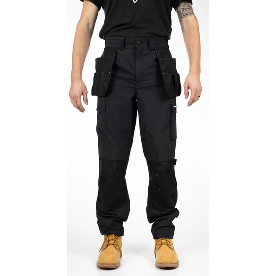 Caterpillar Nexus Holster Stretch Pocket Baumwoll Herren Schwarz Outdoor-Hose - Image 2