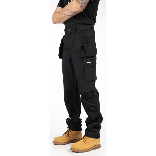 Caterpillar Nexus Holster Stretch Pocket Baumwoll Herren Schwarz Outdoor-Hose - Image 4