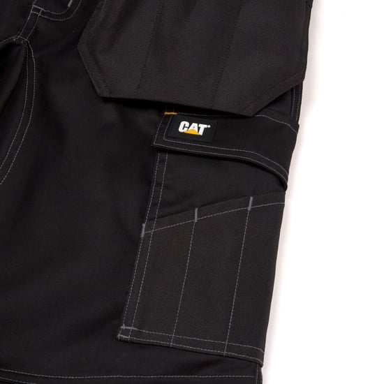 Caterpillar Essential Knie-Taschen Stretch Holster Polyester Herren schwarze Outdoor-Hosen - Image 6