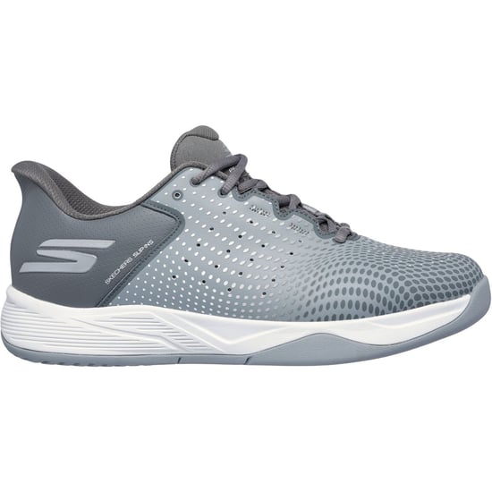 Skechers Performance Slip-ins Relaxed Fit Viper Court Reload Herren Sneaker aus Polyurethan in Grau/Anthrazit - Image 1