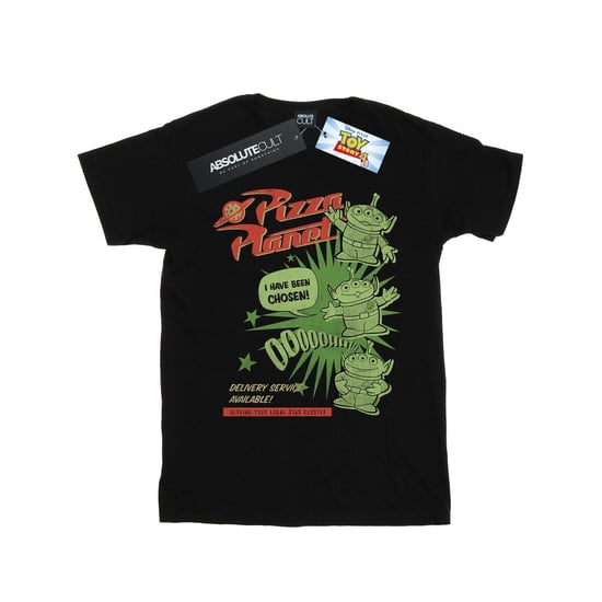 Disney Herren Toy Story 4 Pizza Planet Little Green Herren T-Shirt (schwarz) - Image 1