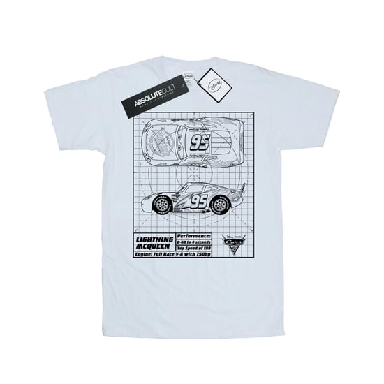 Disney - "Cars" T-Shirt für Damen (Weiß) - Image 1