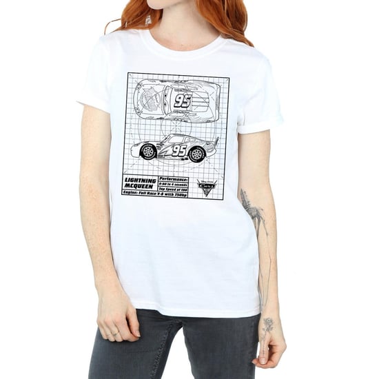 Disney - "Cars" T-Shirt für Damen (Weiß) - Image 3