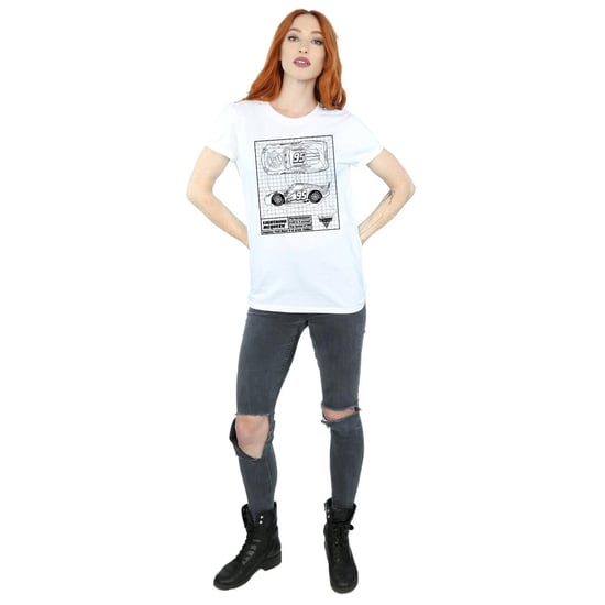 Disney - "Cars" T-Shirt für Damen (Weiß) - Image 4