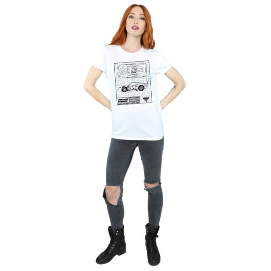 Disney - "Cars" T-Shirt für Damen (Weiß) - Image 5