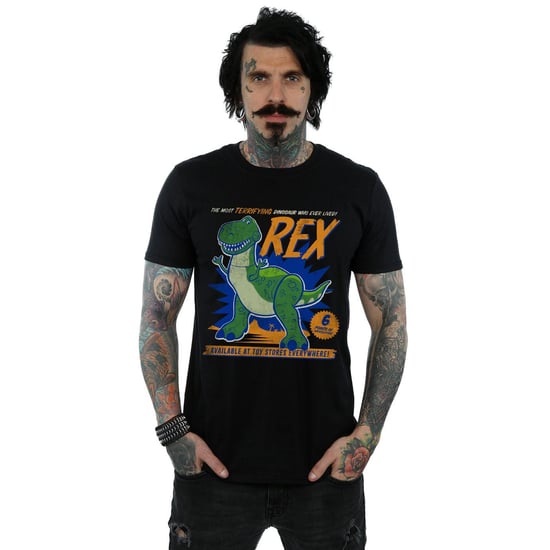 Disney Herren Toy Story 4 Rex Terrifying Dinosaur T-Shirt (schwarz) - Image 2