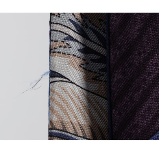 Ferragamo Bedrucktes Mini-Bandeau aus blauer Seide - Image 4