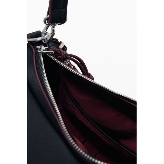 Desigual Schwarze Polyethylen Damenhandtasche - Image 3