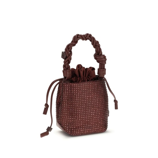 Bordeaux recycelte Polyester-Handtasche - Image 2
