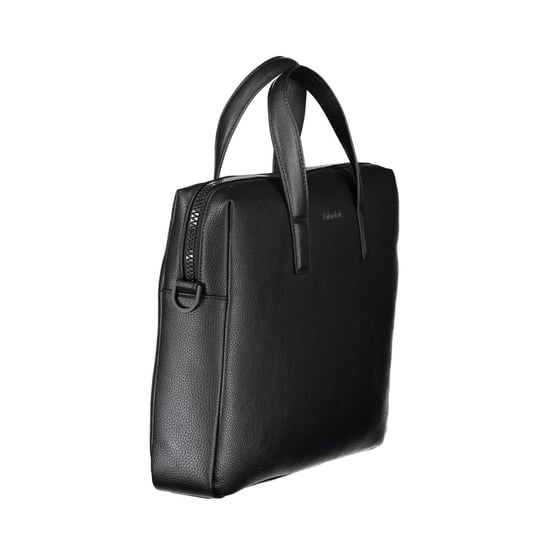 Schwarze Polyester-Handtasche - Image 2