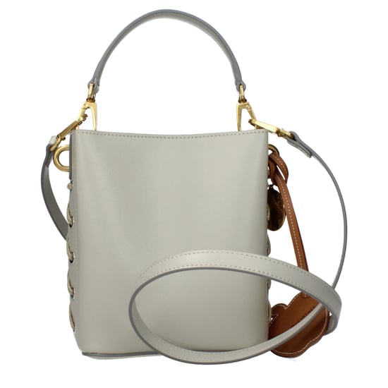 Graue Lederhandtasche - Image 2