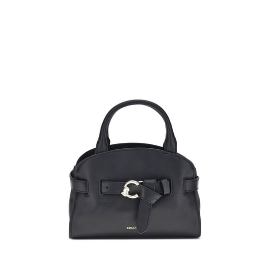 Schwarze Kalbsleder Bos Taurus Handtasche - Image 1