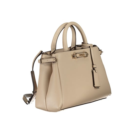 Beige Polyethylen-Handtasche - Image 2