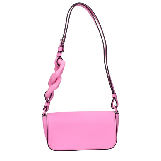 Rosa Leder Schultertasche - Image 2