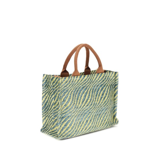 Mehrfarbige Stoff-Schultertasche - Image 2