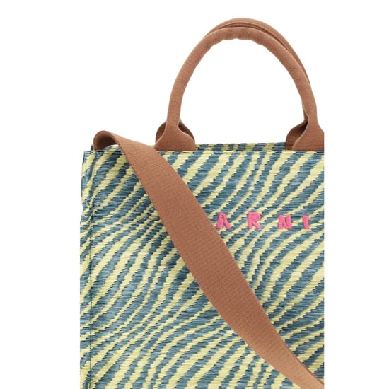 Mehrfarbige Stoff-Schultertasche - Image 3
