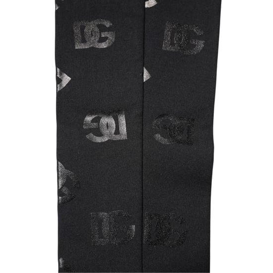 Schwarze DG Logo Monogramm Wolle Stretch Armstützen - Image 3