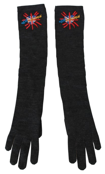 Dolce & Gabbana Elegante Wollhandschuhe für Damen in Ellbogenlänge - Image 4
