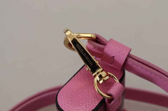 Dolce & Gabbana Chic Leder AirPods-Hülle in Frauen Pink - Image 3