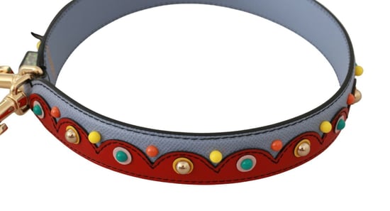 Dolce & Gabbana Bleu et bandoulière rouge - Image 2