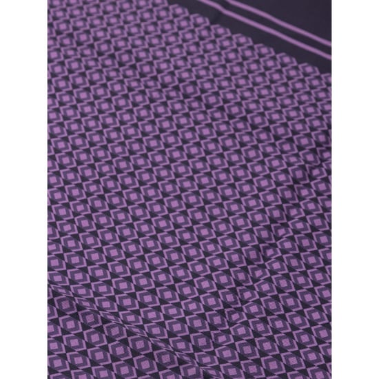 Seidenschal mit geometrischem Muster - Image 3