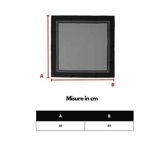 Seidenschal mit geometrischem Muster - Image 4