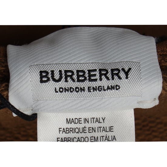 Burberry Kapuzen-Dickey aus braunem Baumwollstoff - Image 5