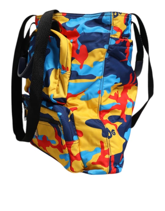 Mehrfarbige Camouflage Nylon Einkaufstasche - Image 3