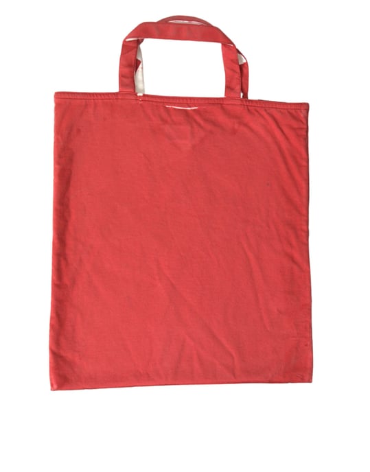 Rotes Jersey-Stoff-Logo-Schulter-Einkaufsbeutel - Image 3