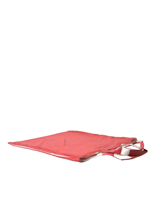 Rotes Jersey-Stoff-Logo-Schulter-Einkaufsbeutel - Image 4