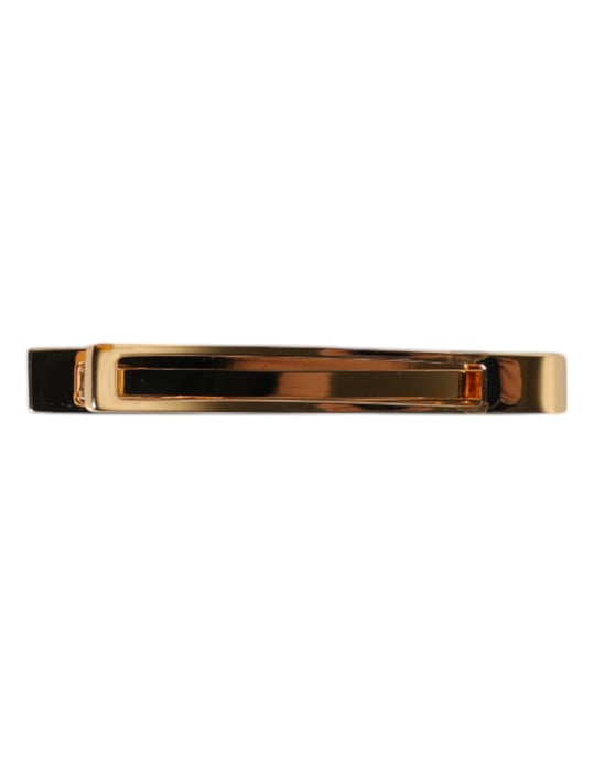 Goldfarbener Messing-Logo-Tuchklammer-Balken - Image 2