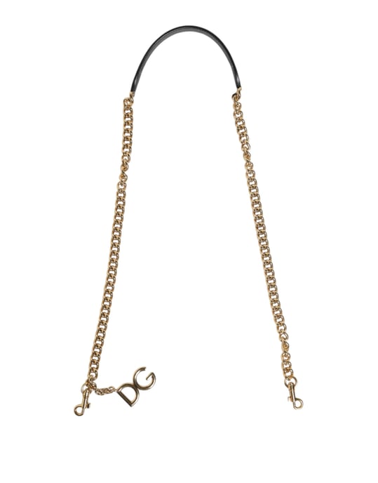 Braun Leopard Gold Messing Kettenaccessoire Schultergurt - Image 1