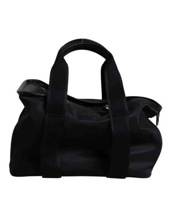 Schwarze Schultergurt Haustiertrage Tasche mit Logo-Plakette - Image 4