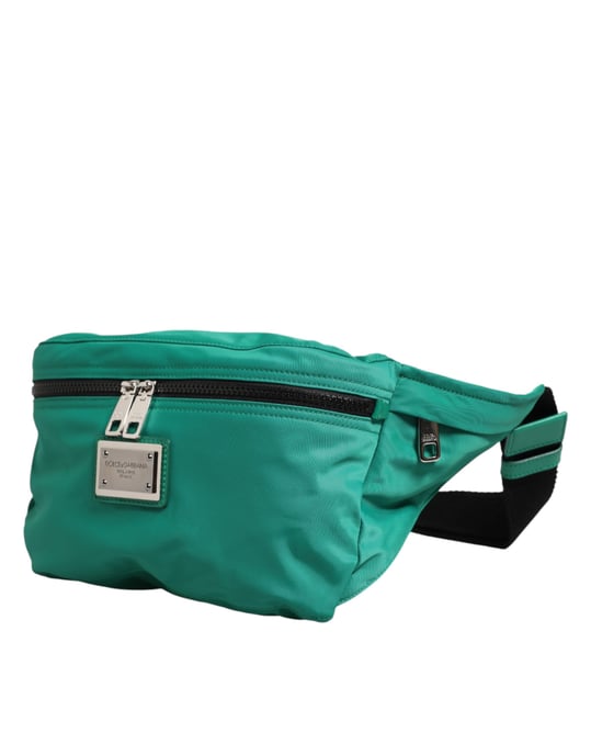 Grüne Logo-Plakette Nylon Hüfttasche Männer Borse Tasche - Image 2