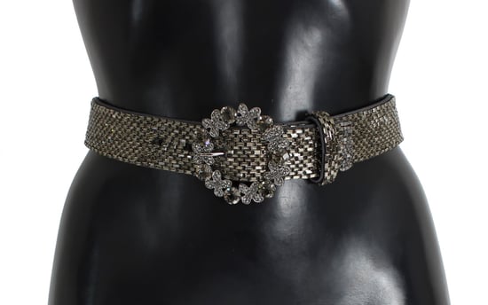 Dolce & Gabbana Verziertes Pailletten Breites Taille-Gürtel für Damen - Image 1