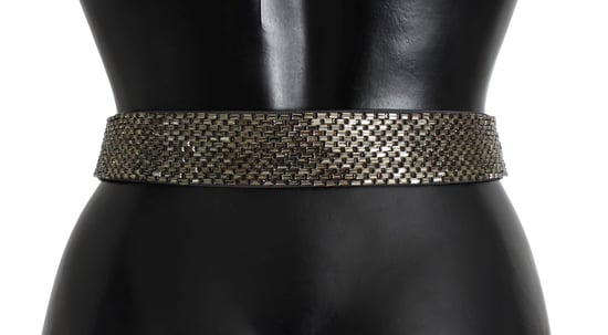 Dolce & Gabbana Verziertes Pailletten Breites Taille-Gürtel für Damen - Image 3
