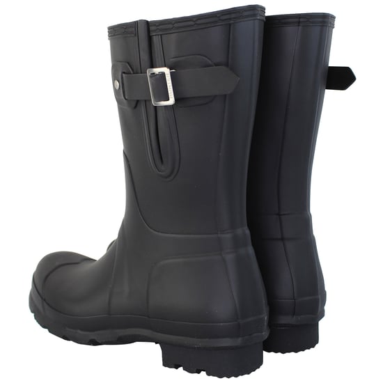 Hunter Original Side ADJ Kurze Herren Gummistiefel Schwarz - Image 3