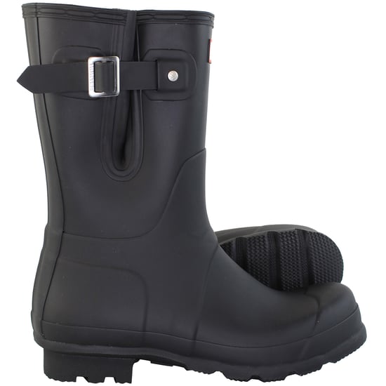 Hunter Original Side ADJ Kurze Herren Gummistiefel Schwarz - Image 4