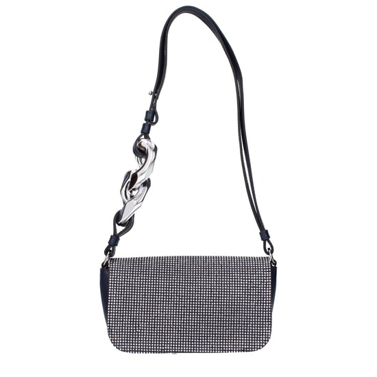 Blaue Stoff-Schultertasche - Image 2