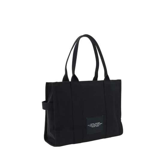 Schwarze Baumwoll-Schultertasche - Image 2