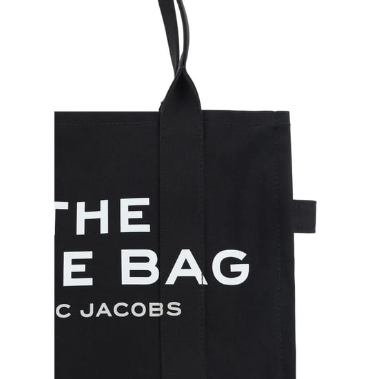 Schwarze Baumwoll-Schultertasche - Image 3