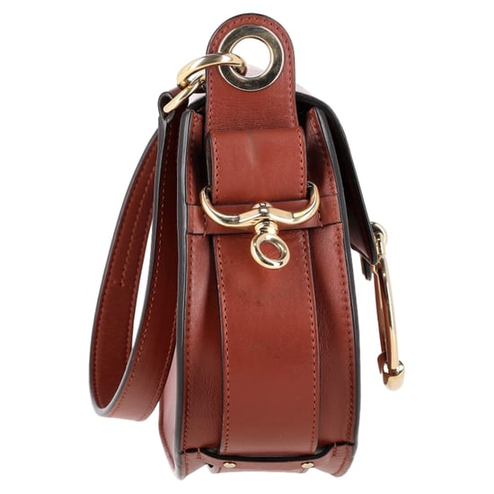 Chloé Kleine Tess Schultertasche aus braunem Kalbsleder - Image 2