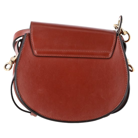 Chloé Kleine Tess Schultertasche aus braunem Kalbsleder - Image 3