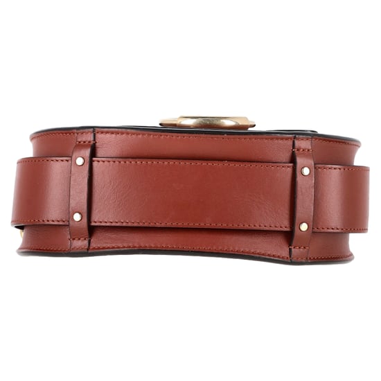 Chloé Kleine Tess Schultertasche aus braunem Kalbsleder - Image 4